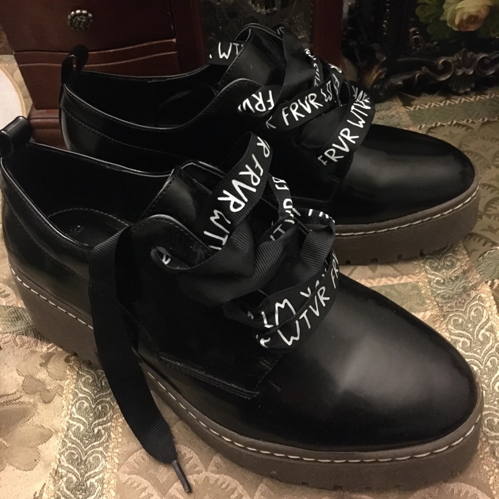 Berksha platform oxfords